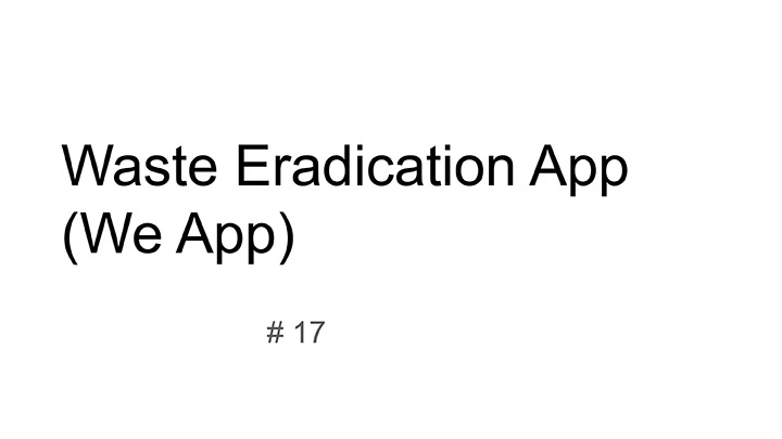 We App